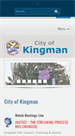 Mobile Screenshot of cityofkingman.gov