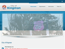 Tablet Screenshot of cityofkingman.gov